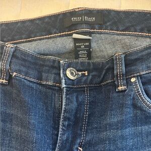 White House Black Market Dark Blue Boot Cut Jeans